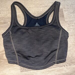 Prana gray workout tank top